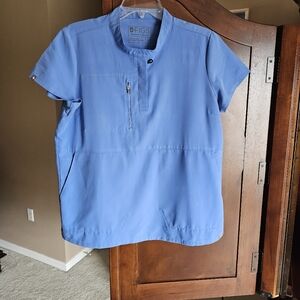 Figs Sucre Moto Scrub Top